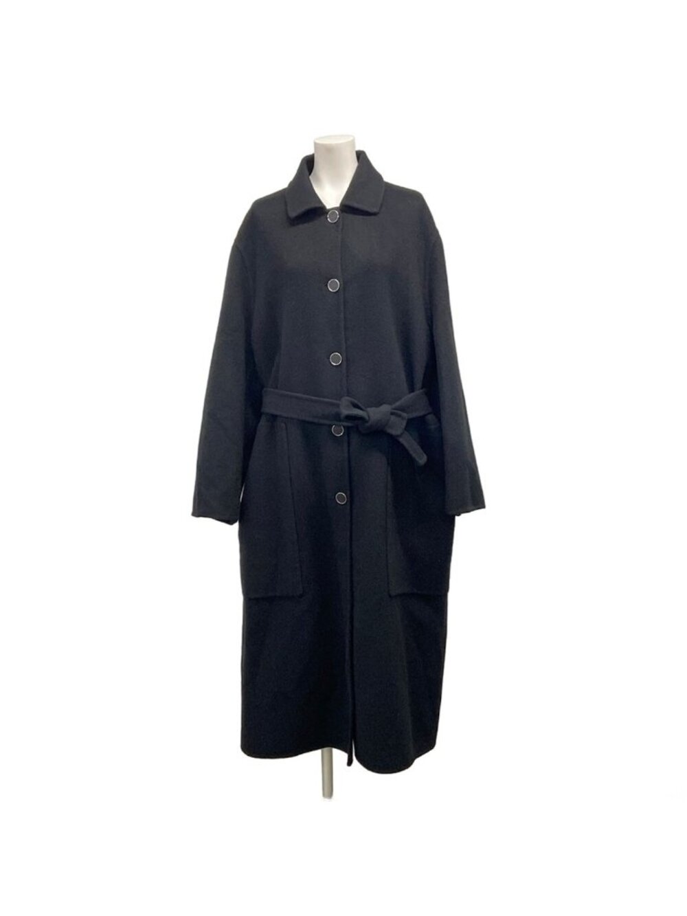 Hermes Coat M Black Long Sleeve